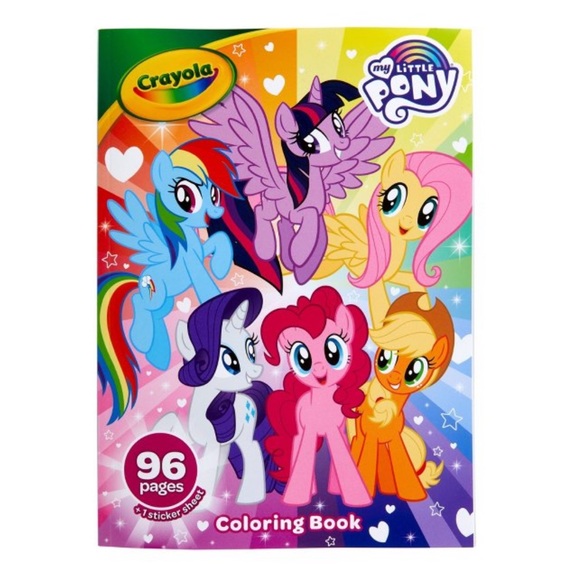 Kids’ Crayola Coloring Books With Stickers (3) & Mondo Llama 24ct Crayons - Picture 3 of 13